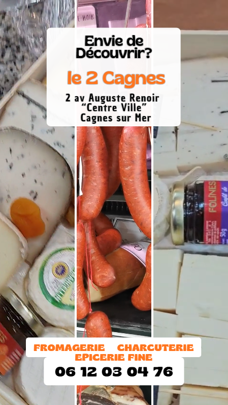 soubressade, epicerie fine et gros choix de fromage au 2 cagnes